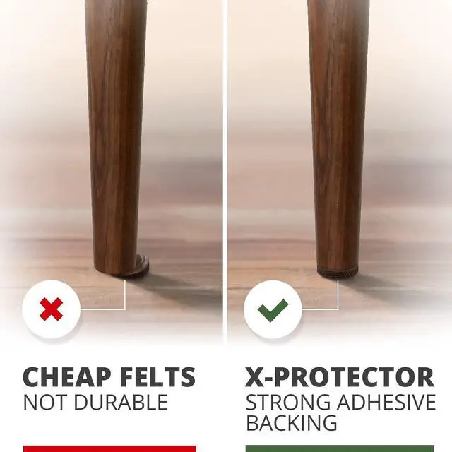 Alt view image 4 of 6 - 357 PCS Premium Huge Pack Felt Furniture Pads! | Quantity of Furniture Sliders with Many Big Sizes Your Ideal Floor Protectors. Protect Your Hardwood & Laminate Floor!