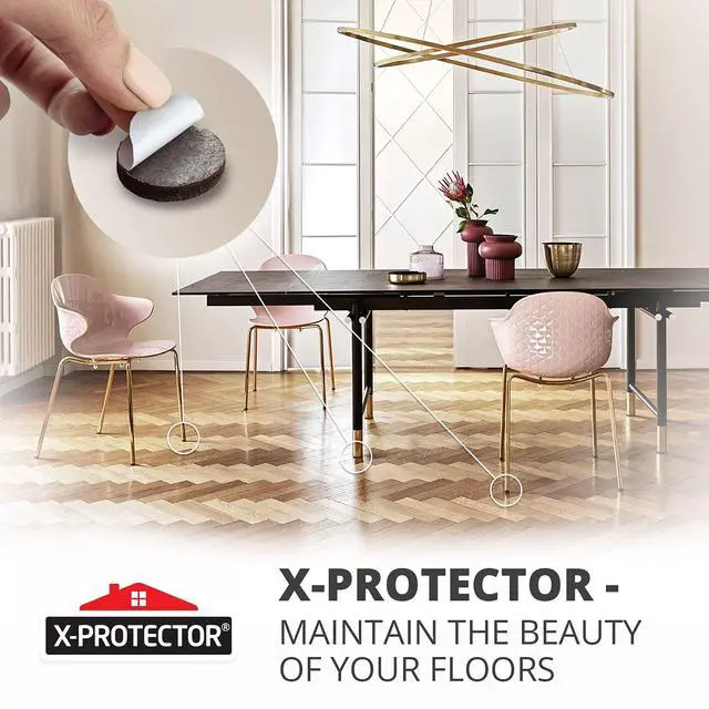 Alt view image 6 of 6 - 357 PCS Premium Huge Pack Felt Furniture Pads! | Quantity of Furniture Sliders with Many Big Sizes Your Ideal Floor Protectors. Protect Your Hardwood & Laminate Floor!