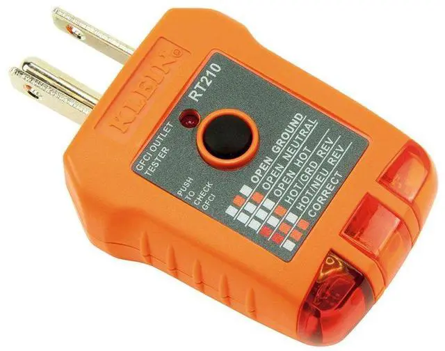 Alt view image 5 of 7 - RT210 Outlet Tester, Receptacle Tester for GFCI / Standard North American AC Electrical Outlets, Detects Common Wiring Problems