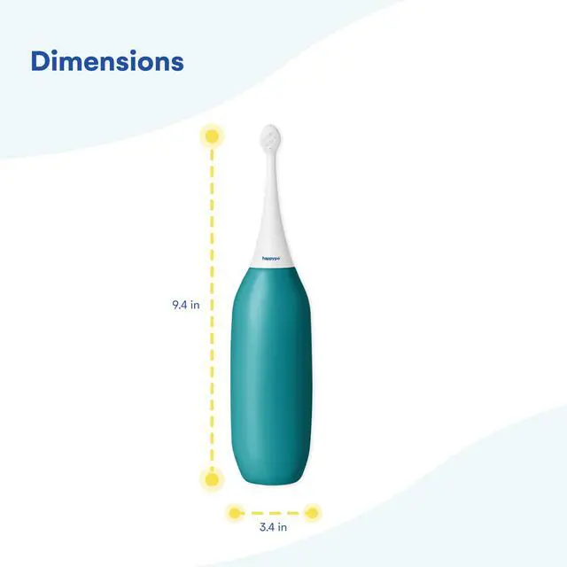 Alt view image 3 of 7 - The Original XL Butt Shower - Portable Bidet with 50% More Volume - The Easy-Bidet 2.0 Replaces Wet Wipes and Shower Toilet - Portable Bum Spray for Travel - Turquoise