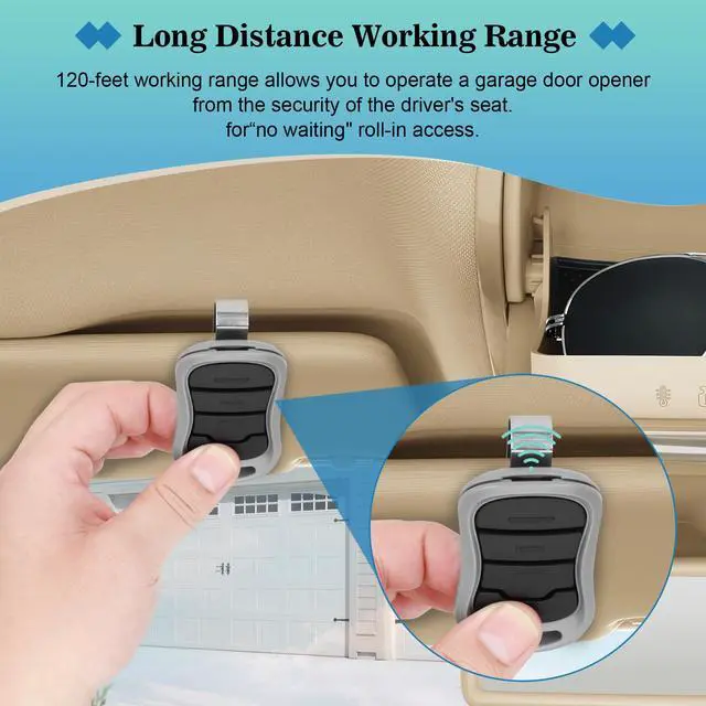 Alt view image 6 of 7 - for Genie Garage Door Opener Keypad&Remote,Compatible with All Genie/Overhead Garage Door Opener, for Model GK-R 37332R OKP-BX GK-BX GWKP, GWK-IC, ACSDG, ACSDA1, ACSD1G, B8QACSDA, B8QACSDA1