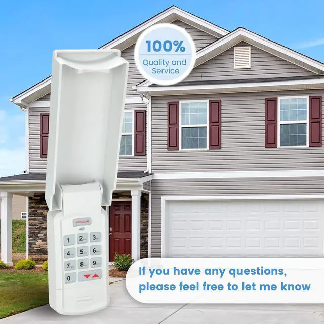 Alt view image 7 of 7 - for Genie Garage Door Opener Keypad&Remote,Compatible with All Genie/Overhead Garage Door Opener, for Model GK-R 37332R OKP-BX GK-BX GWKP, GWK-IC, ACSDG, ACSDA1, ACSD1G, B8QACSDA, B8QACSDA1