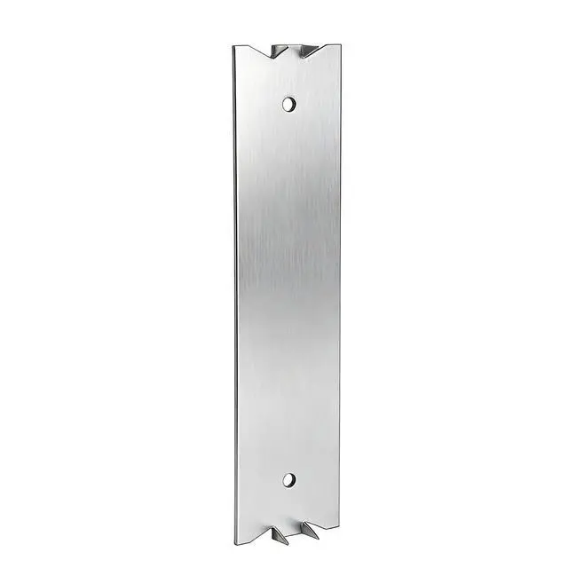 Alt view image 4 of 7 - 100 PCS 6 x 1.5 Inch Nail Plate for Wood Studs, Metal Cable Protector Plate Safety Nail Plates with Sharp Pointed Prongs, Steel Cable Wire for Protecting Plumbing and Wiring