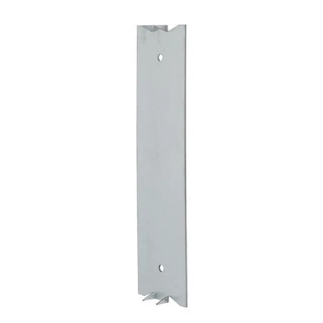 Alt view image 3 of 7 - 100 PCS 6 x 1.5 Inch Nail Plate for Wood Studs, Metal Cable Protector Plate Safety Nail Plates with Sharp Pointed Prongs, Steel Cable Wire for Protecting Plumbing and Wiring