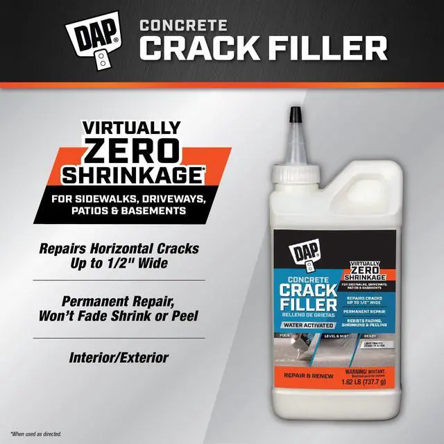Alt view image 2 of 7 - Concrete Crack Filler, Gray, 1.62 lb (7079860500)