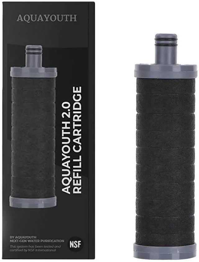 Main image of 2.0 Carbon Shower Head Filter | Removes Chlorine, Heavy Metals, And More | Great For Dry Skin, Dry Hair, And More | NSF Certified (2.0 Carbon Refill Cartridge)