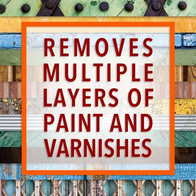Alt view image 3 of 7 - Smart 'n Easy Paint & Varnish Remover Gel - Do It Yourself Friendly Paint Remover - Strips Multiple Layers of Acrylic, Latex, Oil & Water-Based Paints & Varnishes - 32oz