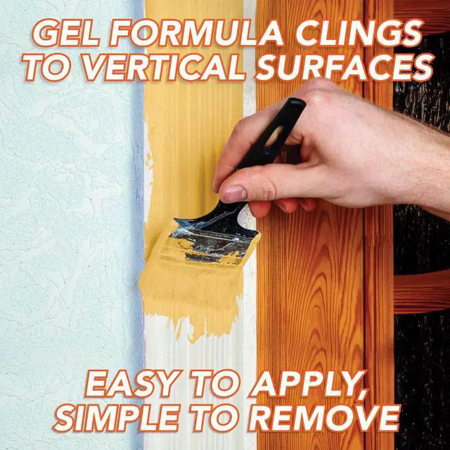 Alt view image 6 of 7 - Smart 'n Easy Paint & Varnish Remover Gel - Do It Yourself Friendly Paint Remover - Strips Multiple Layers of Acrylic, Latex, Oil & Water-Based Paints & Varnishes - 32oz
