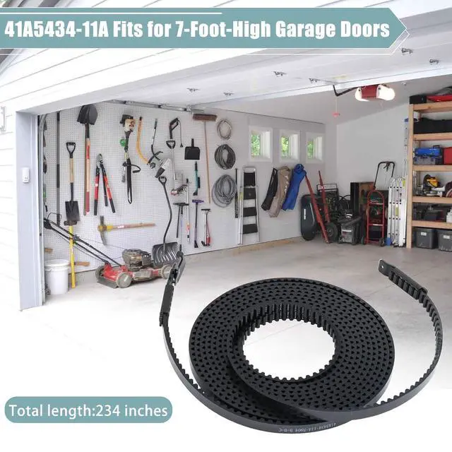 Alt view image 5 of 7 - Drive Belt 41A5434-11,234'' Garage Door Opener Belt ONLY for 7FT Doors,NOT Universal,41A5434-11A Belt for LiftMaster 2280 3280 and Select Chamberlain/LiftMaster/Whisper Belt Drive Garage Door Openers