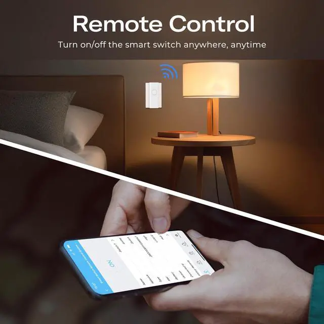 Alt view image 7 of 7 - Zigbee Smart Switch (2 Pack),Toggle/Rocker,No Wiring Needed. Hub Required, Compatible with Echo Devices with Zigbee Hub Built-in,Home Assistant,Hubitat,SmartThings,Homey