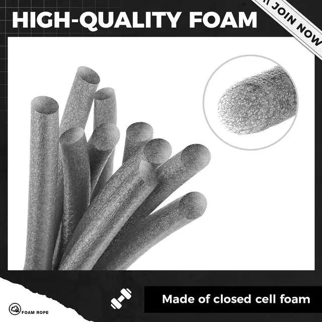 Alt view image 3 of 7 - 1 Roll 1 Inch X 50 ft Foam Backer Rod for Gaps Joints,Gray | Caulk Saver Concrete Crack Filler, Weather Stripping Seal, Door Window Insulation, Backing Rod Expansion Joints