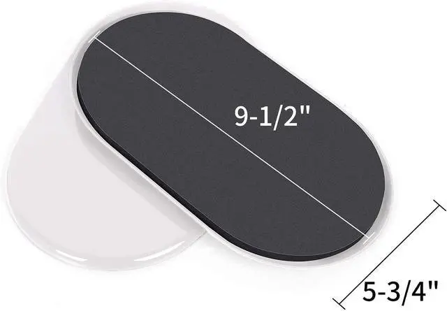 Alt view image 4 of 7 - Reusable Large Furniture Movers Sliders for Carpet and Hardwood Floors-8 Pack 9-1/2" Oval Moving Pads Protector for Heavy Duty Sofa Bed Table Desk,Quickly and Easily Move Any Item, Beige