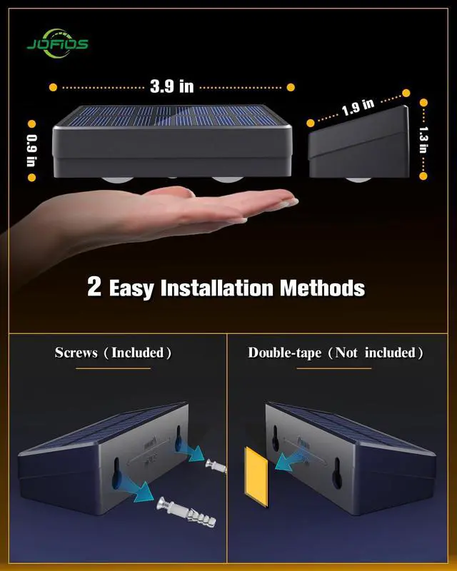 Alt view image 6 of 6 - Solar Fence Lights 12 Pack, 50 Lumens Outdoor Fence Solar Lights with 12 Modes RGB Color Glow LED Solar Lights Outdoor Waterproof, Solar Lights for Patio, Backyard, Deck, Fence, Railing