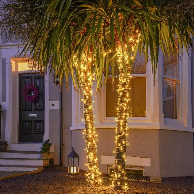 Alt view image 6 of 6 - 100 LED String Lights Indoor Bedroom Warm White Christmas Lights | 8 Modes Plug in Classroom Lights, 33 ft Connectable Room Fairy Twinkle Light Outdoor for Mirror Room Home Garden Xmas Tree