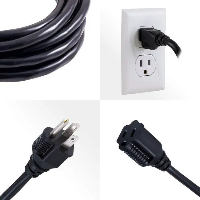 Alt view image 3 of 6 - Outdoor Extension Cord, 40 Ft, Heavy Duty Extension Cord