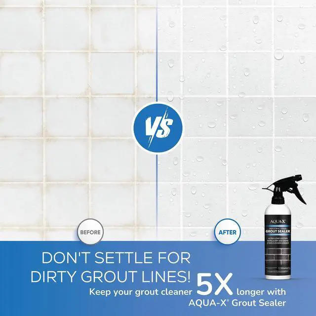Alt view image 2 of 6 - 16 Oz. Grout Sealer, Clear Grout and Tile Sealer, Natural Finish, Professional Grade, Indoor & Outdoor, Fast Dry and Long Lasting Protection