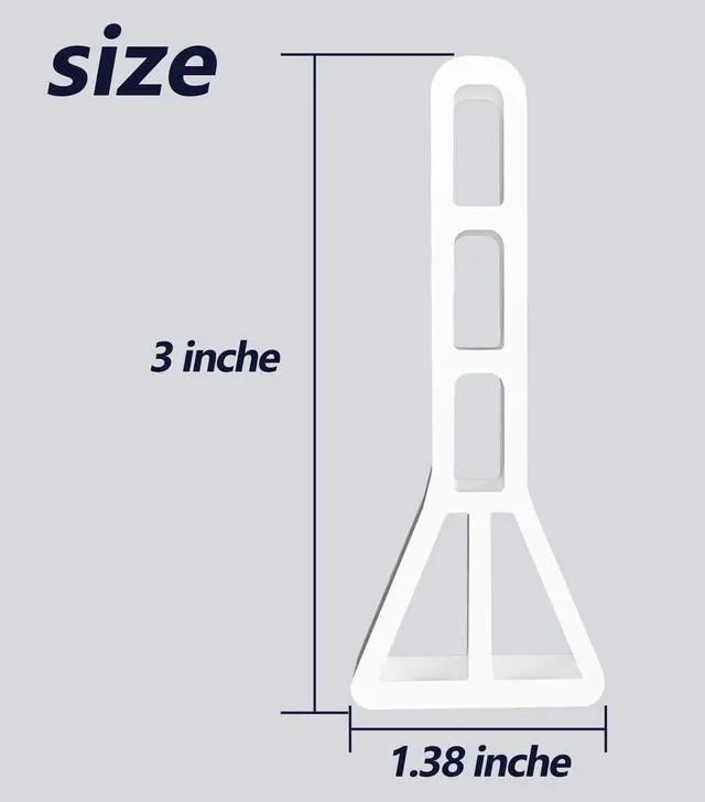 Alt view image 2 of 7 - 3" High Shower Threshold Water Dam 59 IN Collapsible Shower Water Splash Guard for Curbless Shower Threshold Barrier Water Stopper for Wet and Dry Separation Bathroom and Kitchen (White)