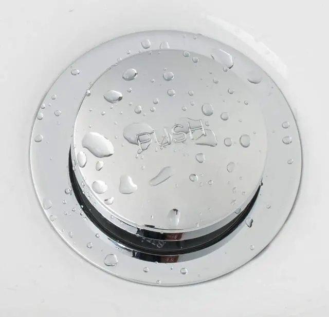Alt view image 5 of 7 - Tip-Toe Bathtub Drains Trim Set with Two-Hole Overflow Faceplate, Replacement Bath Drain Trim Kit with 2-Hole Overflow Faceplate and Universal Fine/Coarse Thread (Chrome Plated)