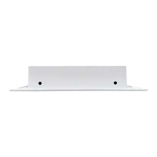 Alt view image 3 of 7 - 8x8 White Modern AC Vent Cover - Decorative Air Vent - Standard Linear Slot Diffuser - Register Grille for Ceiling, Walls & Floors - Texas