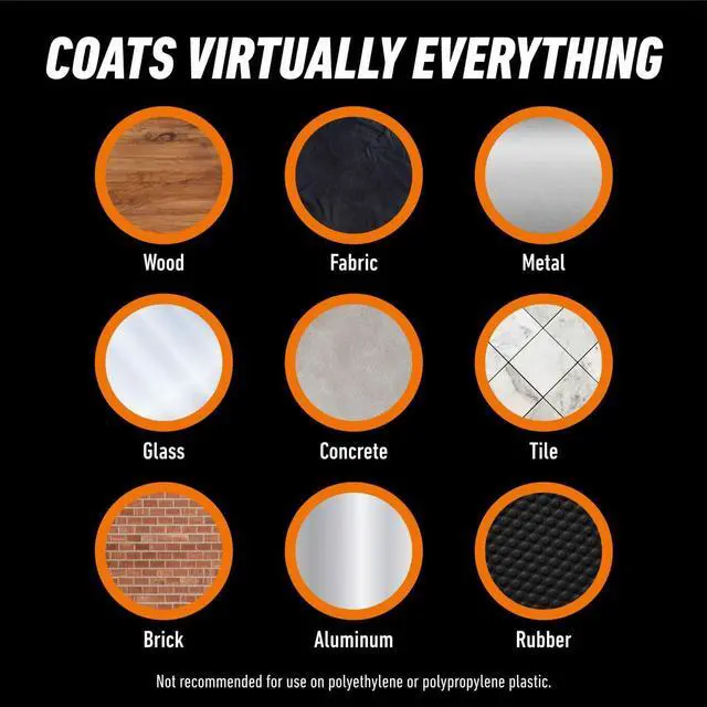 Alt view image 3 of 7 - Waterproofing Spray, Clear, Flexible Rubberized Sealant, 14 oz | Paintable and UV Resistant, Seals Water, Air, and Moisture, Ideal for Roofs, Gutters, Skylights, RVs, Windows
