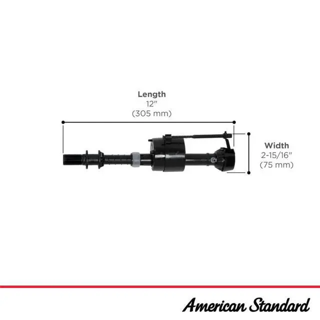 Alt view image 3 of 5 - Toilet Fill Valve, Universal 400A Tank Repair Part | Toilet Tank Repair Kit: Heavy Duty 10 Inch Inlet Valve, Check Compatibility, Includes Hardware | 7381125-400.0070A