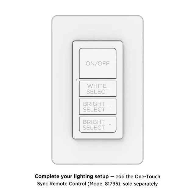 Alt view image 7 of 7 - 24 Inch Plug in Under Cabinet Light with 5 Color Temperatures | Dimmable 1561 Lumens, Soft White to Daylight Lighting, One-Touch Sync Linkable Under Cabinet Lighting for Kitchen, ETL Listed
