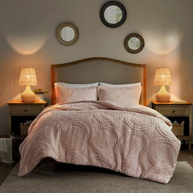 Alt view image 5 of 7 - Rattan Small Bedside Table Lamp for Bedroom, Boho Mini Table Lamps for Nightstand, Farmhouse Small Table Lamps for Small Spaces for Kitchen Counter, Bookshelf, Bedroom, Kids Dorm