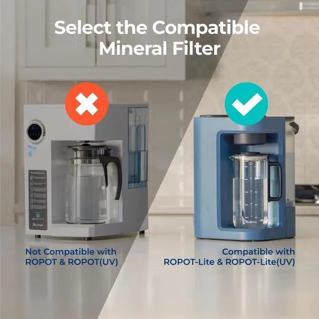 Alt view image 2 of 7 - Official Dual-Pack Remineralization Filters One-Year Set | for RO100ROPOT-Lite, Alkaline for Reverse Osmosis Filter, Remineralize and Increase pH for Pure Drinking Water