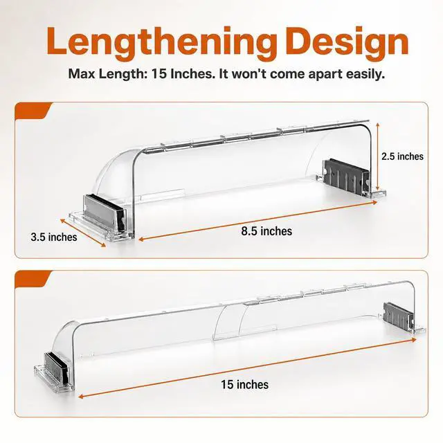 Alt view image 2 of 7 - 2 Pack Air Vent Deflector, Adjustable Magnetic Heat Deflector for Vents | 8.5"15" Adjustable,Magnetic Installation,Fits Floor,Wall & Ceiling Vents,Energy-Saving Design,Adjustable Airflow Control