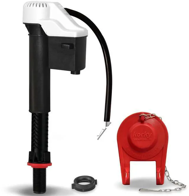 Main image of QuietFILL Toilet Fill Valve & Standard 2-Inch Flapper Repair Kit