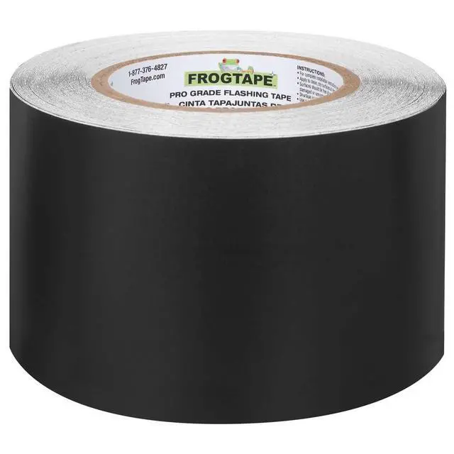 Alt view image 2 of 7 - Pro Grade Flashing Tape for Windows & Doors, 3.75 Inch Width - 75 Foot Roll, All Weather & UV Resistant Flashing Tape with Advanced Acrylic Adhesive - 10 mils - Black