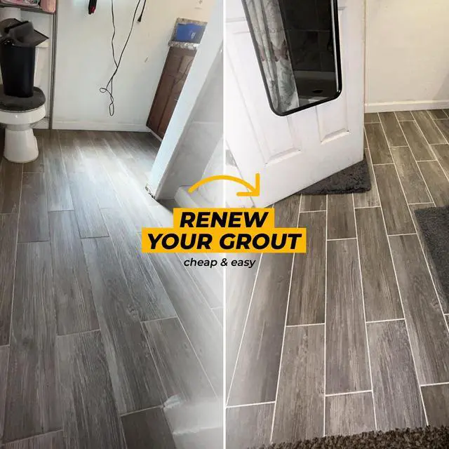 Alt view image 4 of 7 - Premixed Tile Grout Repair - White (8.8oz/250g) | Acrylic sanded formula, for bathroom shower kitchen tile, water-resistant, applicator included, 24-hour cure, 29 sq ft