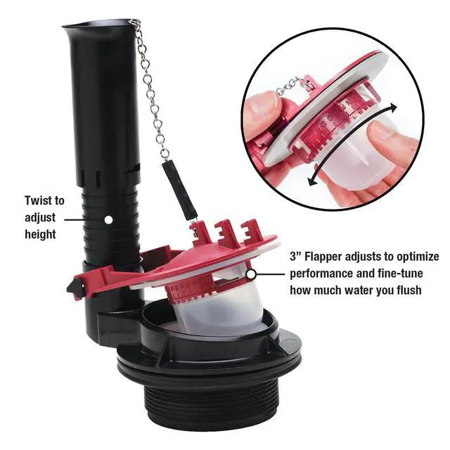 Alt view image 3 of 7 - PerforMAX 3-Inch Toilet Repair Kit, Complete Toilet Fix
