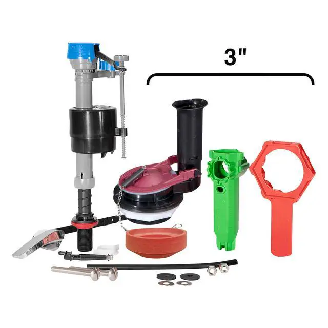 Alt view image 5 of 7 - PerforMAX 3-Inch Toilet Repair Kit, Complete Toilet Fix