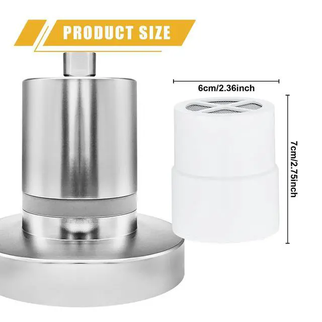 Alt view image 2 of 5 - Replacement Shower Filter compatible with Jolie Shower Head Filter,3 Pcs