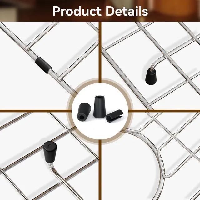 Alt view image 4 of 7 - Kitchen Sink Grid and Sink Protectors,26-1/16"x14-1/16" Stainless Steel | Sink Grid Protectors for Kitchen Sink with Rear Drain for Single Bowl Sinks