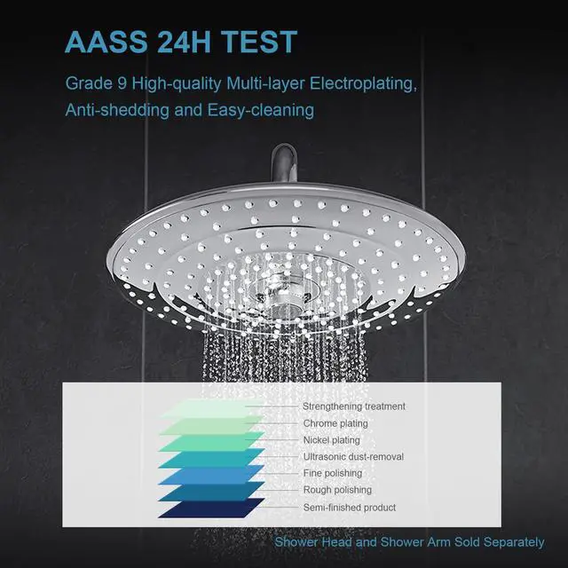 Alt view image 4 of 7 - Shower Head Extension Arm 8 in, S Shaped Shower Arm with Flange High Rise Goose Neck Shower Arm Extension Chrome Finish