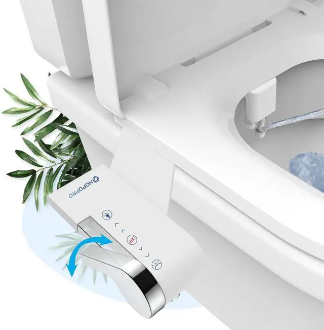 Main image of Bidet Attachment for Toilet, Non-Electric Bidet Ultra-Slim Dual Nozzle | Feminine/Rear Wash, Cold Water Bidets Sprayer for Existing Toilets with Adjustable Pressure Control 1-Min Install