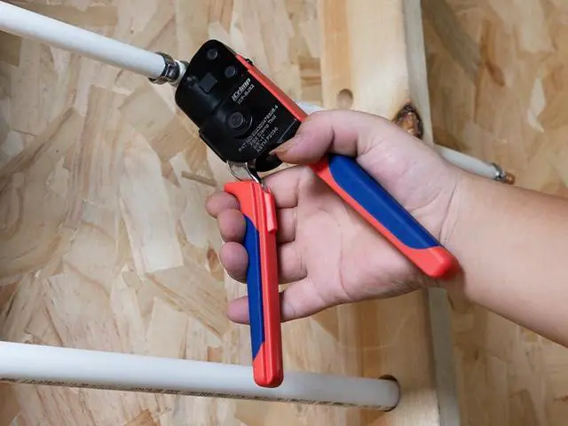 Alt view image 7 of 7 - ICP-BJ02 PEX Clamp Cinch Tool, Patented One Handed PEX Crimping Tool for Pinching 3/8-in, 1/2-in, 3/4-in, 1-in PEX Clamp Rings, Cinch Only
