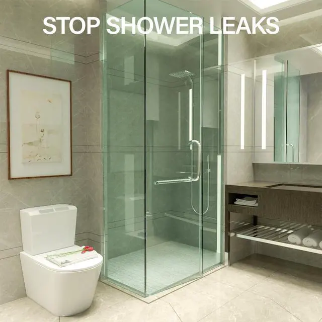 Alt view image 7 of 7 - 3 Pack 3/8" x 39" Shower Door Bottom Seal,Shower Door Sweep,Frameless Glass Seal Strip,Stop Leaks and Create a Water Barrier, Water Guard 10MM