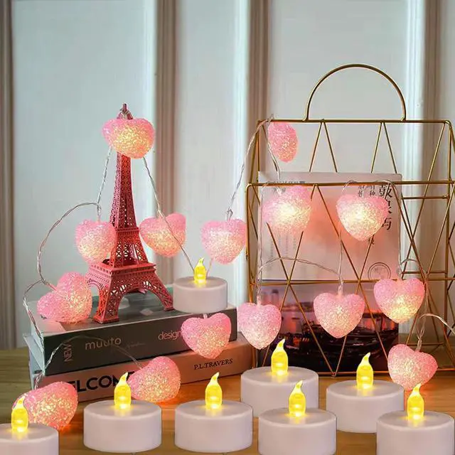 Alt view image 4 of 7 - LED Tea Lights Candle Flameless Battery Operated WarmYellow 100PACK | Fake Electric Flickering Candles Long Lasting 200Hours Ideal Halloween Chrismas Party Wedding Gifts Home TableDecoration