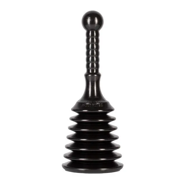 Alt view image 6 of 6 - MPS4 Sink & Drain Plunger for Kitchen Sinks, Bathroom Sinks, Showers, and Bathtubs. Small and Strong Design with Large Bellows Commercial & Residential Use, Black