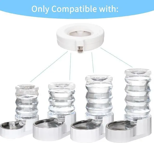 Alt view image 4 of 7 - Water Dispenser Replacement Filters 4-Pack, Triple Filtration | Activated Carbon & Filter Cotton, Removes Odors, Softens Water, for Pet Fountains, Replace Every 30-45 Days