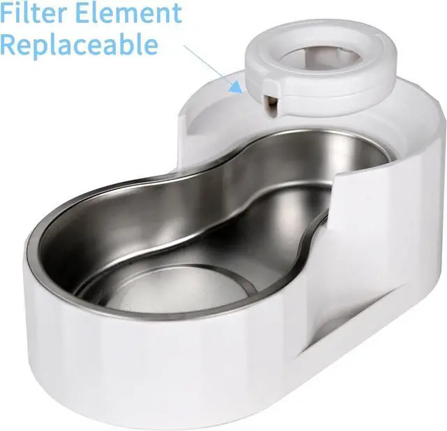 Alt view image 7 of 7 - Water Dispenser Replacement Filters 4-Pack, Triple Filtration | Activated Carbon & Filter Cotton, Removes Odors, Softens Water, for Pet Fountains, Replace Every 30-45 Days