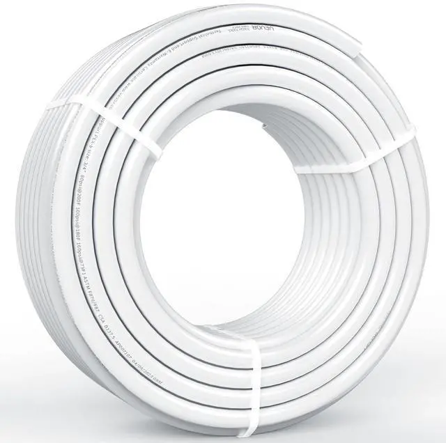 Main image of PEX Pipe 3/4 Inch, 100 Feet Non-Oxygen Barrier PEX-B Flexible Pipe Tubing for Potable Water, for Hot/Cold Water & Easily Restore, Plumbing Applications with Free Cutter & Clamps,White