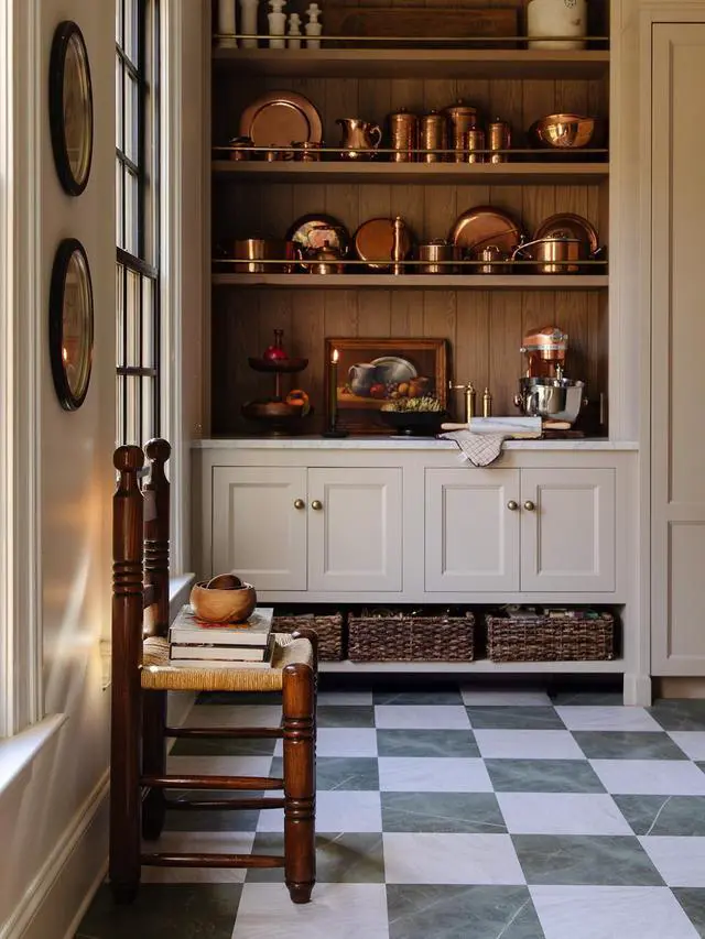 Alt view image 5 of 7 - x Chris Loves Julia Bonneville Jade Peel and Stick Floor Tiles, FP6332