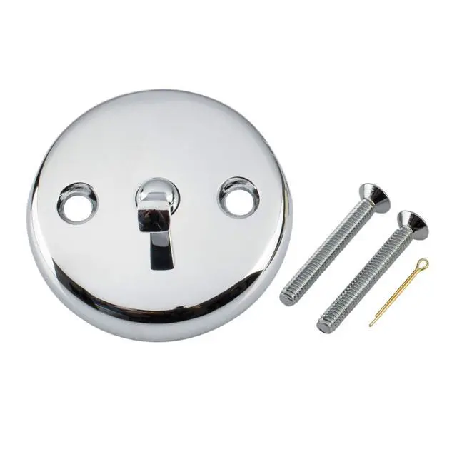Alt view image 3 of 6 - Tub Drain Linkage Assembly with Trip Lever and Strainer Done Cove, Fit for Trip Lever Bath Tub Waste and Overflow Drain by