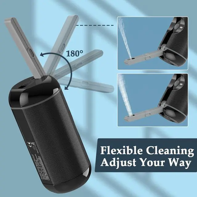 Alt view image 4 of 7 - Portable Bidet for Travel, Rechargeable Waterproof Sprayer, Black | Portable Rechargeable Travel Bidet Sprayer Fits Various Water Bottles, Waterproof High Pressure Handheld for Personal Hygiene