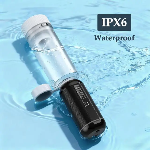 Alt view image 5 of 7 - Portable Bidet for Travel, Rechargeable Waterproof Sprayer, Black | Portable Rechargeable Travel Bidet Sprayer Fits Various Water Bottles, Waterproof High Pressure Handheld for Personal Hygiene