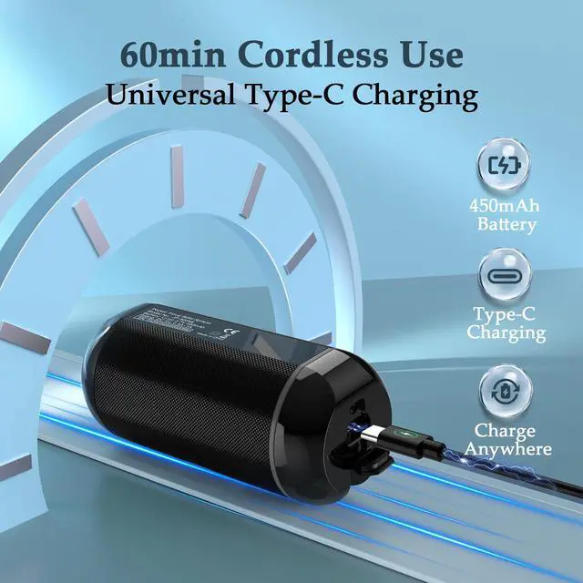 Alt view image 6 of 7 - Portable Bidet for Travel, Rechargeable Waterproof Sprayer, Black | Portable Rechargeable Travel Bidet Sprayer Fits Various Water Bottles, Waterproof High Pressure Handheld for Personal Hygiene
